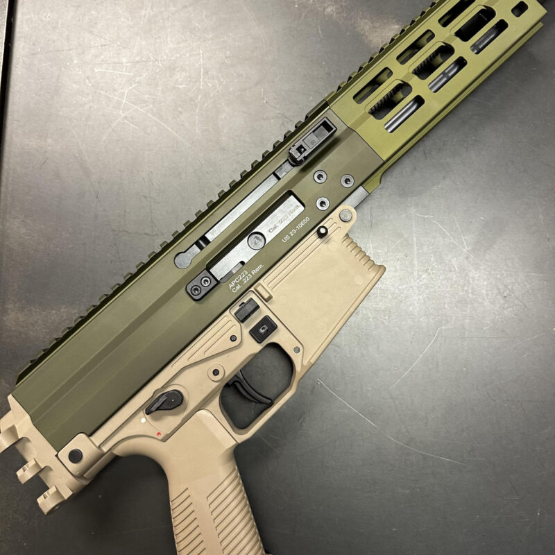APC223 12.5” Limited Two-Tone with ANODIZED GREEN Upper, and Coyote Tan Lower