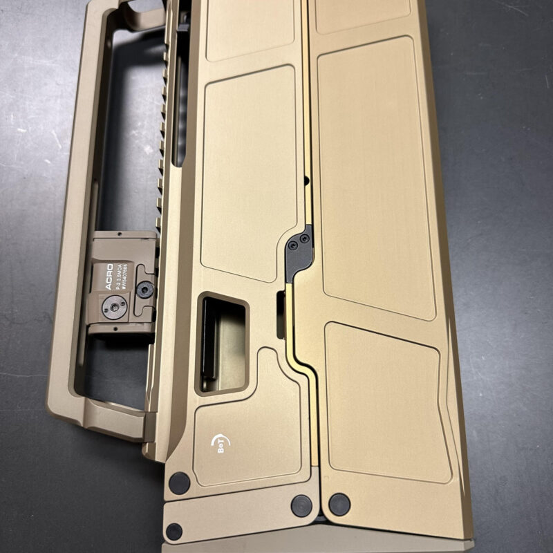 B&T BWC9 foldable chassis kit for SIG 320, SIG 320 foldable chassis conversion kit, BWC9 folding chassis upgrade, B&T BWC9 chassis accessory, foldable chassis kit for SIG 320 pistols