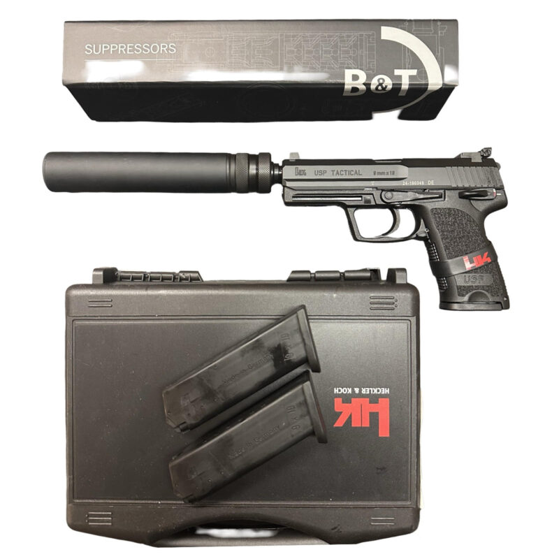 B&T / H&K USP9 SD TACTICAL Suppressed Pistol Package with B&T IMPULS IIA 9MM Suppressor (*Rare)