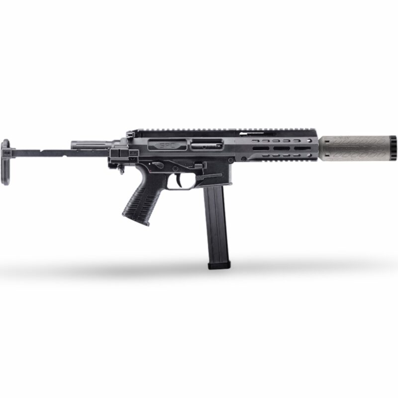 B&T SPC45 SD SBR with Telescopic Stock, Integrally Suppressed with Print-X TI Suppressor – BT-500168-SD-SBR-TS