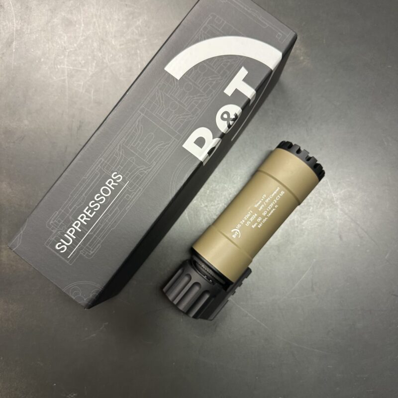 B&T MP9 / TP9 RBS Compact Coyote Tan / FDE Suppressor SD-123912-CT-US