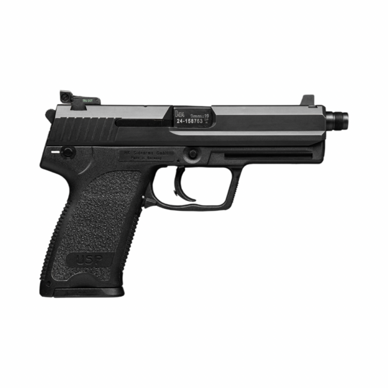 H&K HK USP9 Tactical with Suppressor Sights & Threaded Barrel