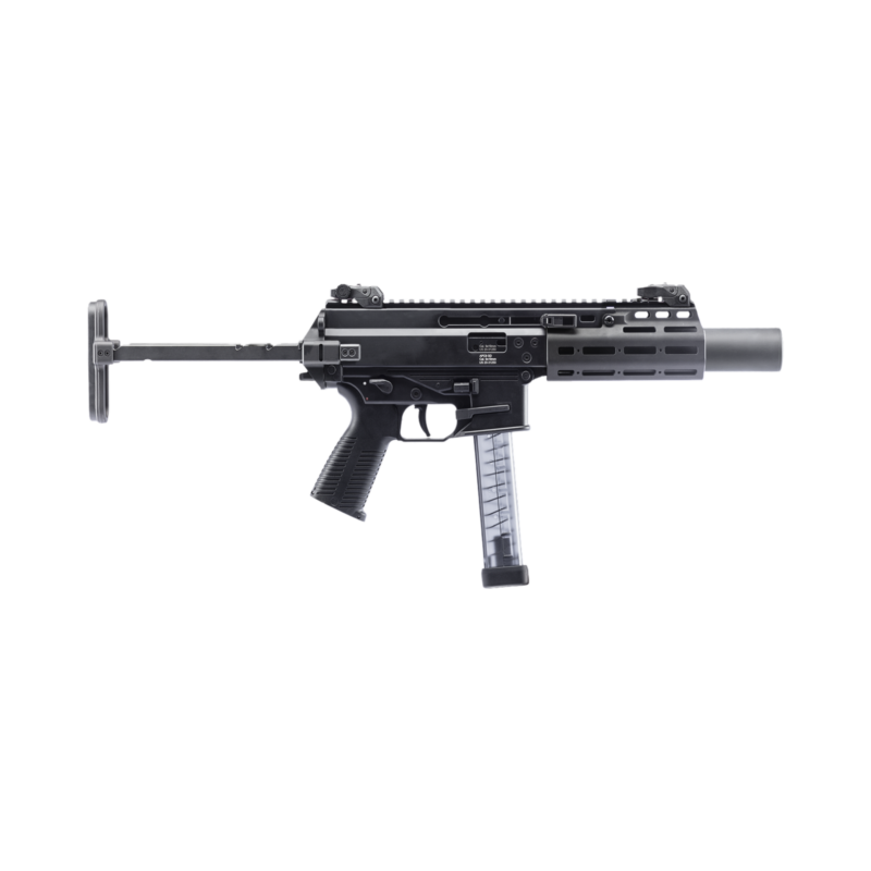 B&T APC9 SD SBR with Telescopic Stock, 10” Compact Suppressor APC9SD