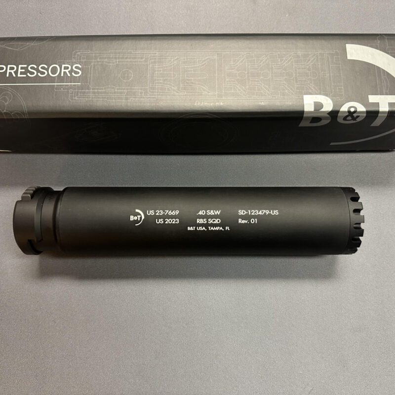 B&T SQD 40 / 10MM RBS Suppressor SD-123479-US