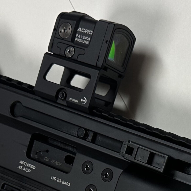 Aimpoint ACRO P2 Red Dot with 39mm B&T Quick Detach Mount - Black